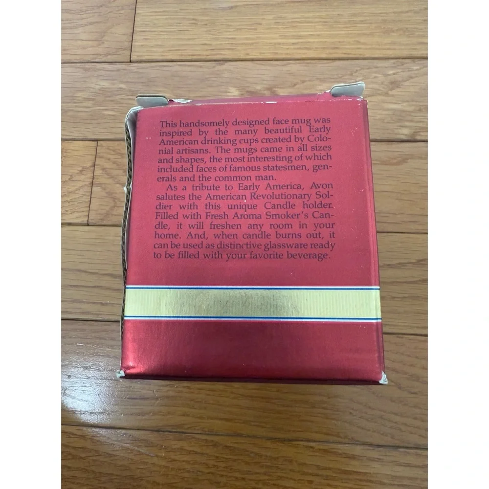 Avon Vintage Revolutionary Soldier Fresh Aroma Smokers Candle - New In Box